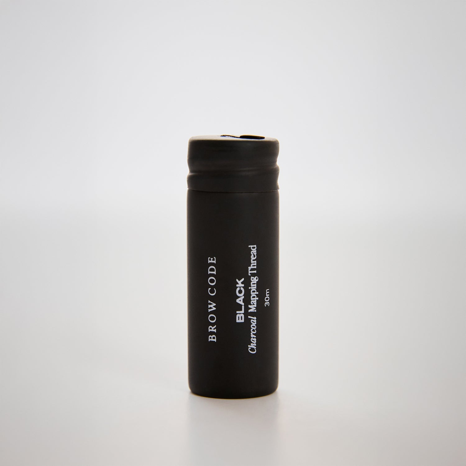 Brow Charcoal Mapping  Thread - colour-black - Against a white background