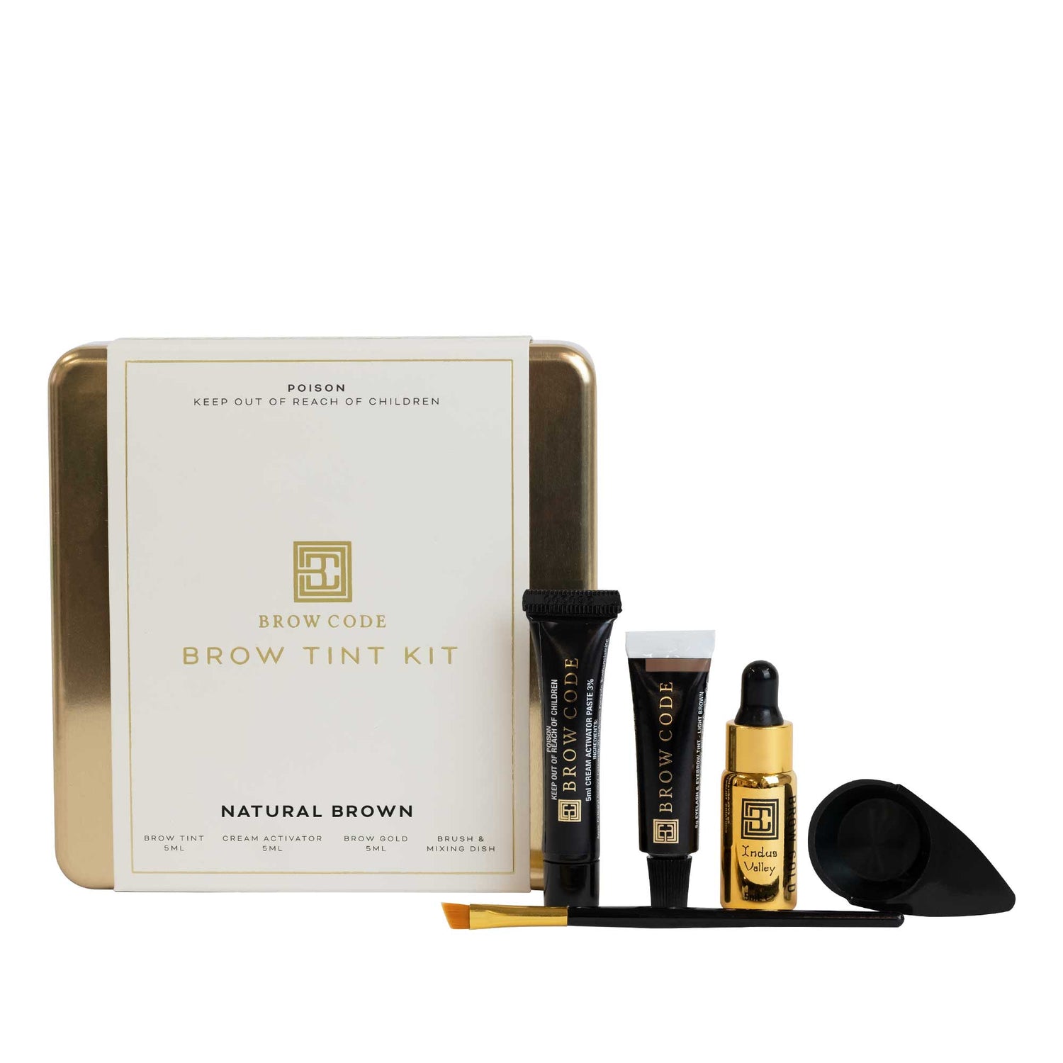 Brow Code Tint Kit - Before and after